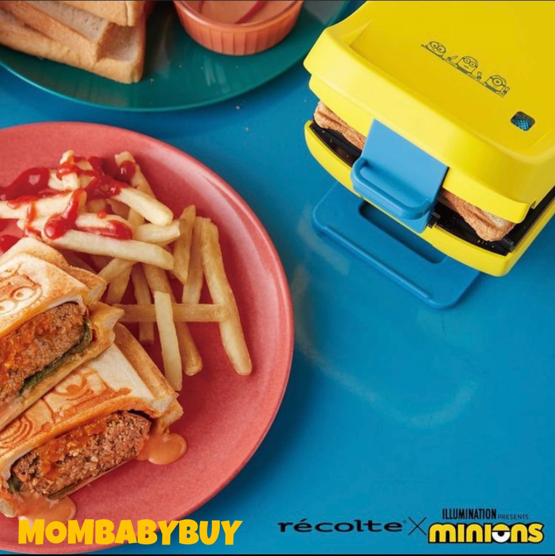 Recolte Sandmaker Minion Limited Edition 厚燒格子三明治機小小兵限定款 Recolte Sandmaker Minion Limited Edition 厚燒格子三明治機小小兵限定款